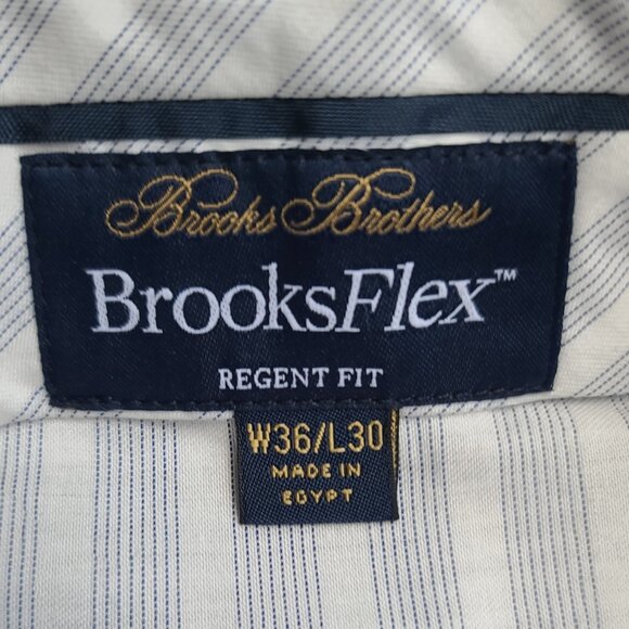 Brooks Brothers BrooksFlex Dress Pants – Reda Flexo Wool – Tan – 36x30 – New - Picture 6 of 6